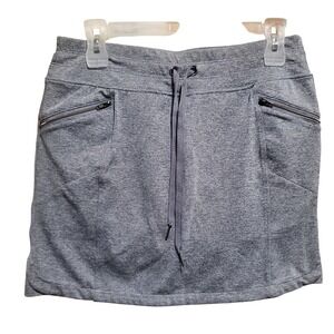 Tangerine Women's Gray Heathered Athletic‎ Skirt Shorts Skort Size S/CH